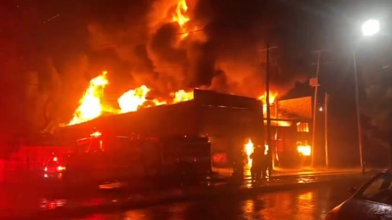 Incendio en Ecatepec