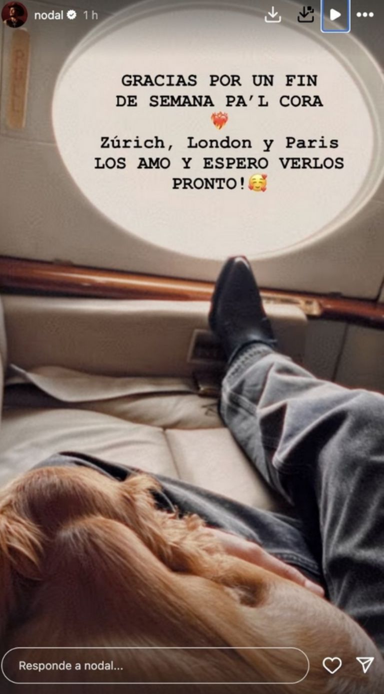 Nodal muestra la foto de su nuevo 'hijo'