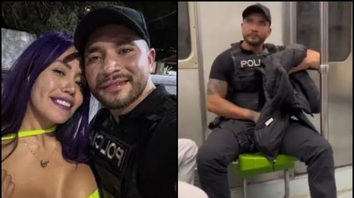 No está desamparado: Influencer le da trabajo a policía del Metro tras video con Luna Bella
