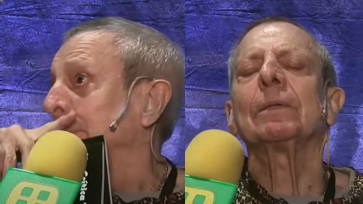 Solo y enfermo: Tras casi morir, César Bono llora en 'Ventaneando' y da triste noticia