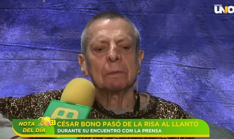 César Bono llega a Ventaneando con triste confesión y rompe en llanto