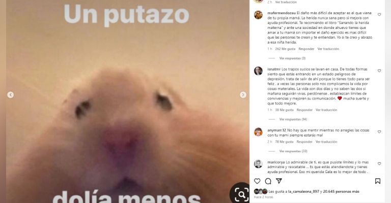 Gala Montes y su hermana se unen y comparten mensajes sobre polémica con su madre