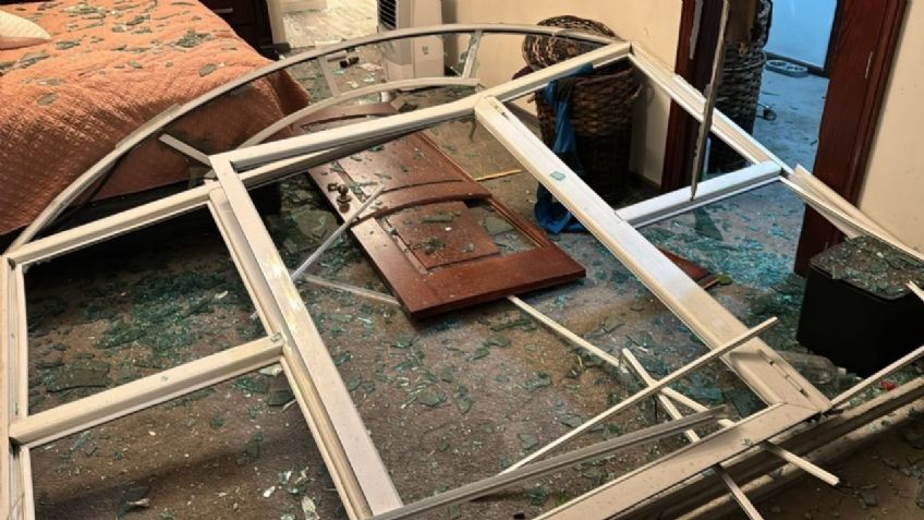 VIDEO: Lanzan explosivo a casa de líder sindical en Ecatepec; deja daños graves