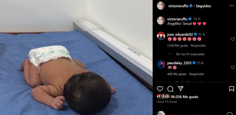 Victoria Ruffo presume fotografía de Tessa