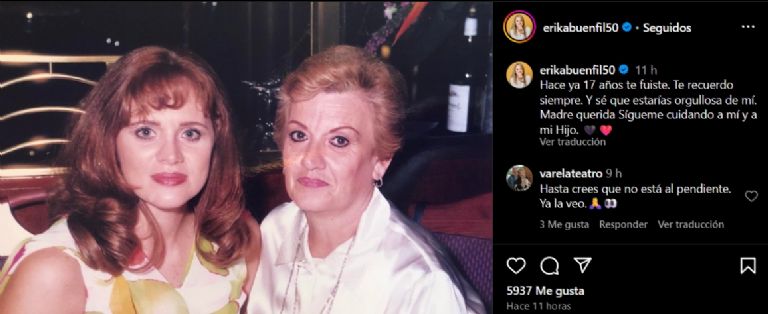 Erika Buenfil lanza desgarrador mensaje