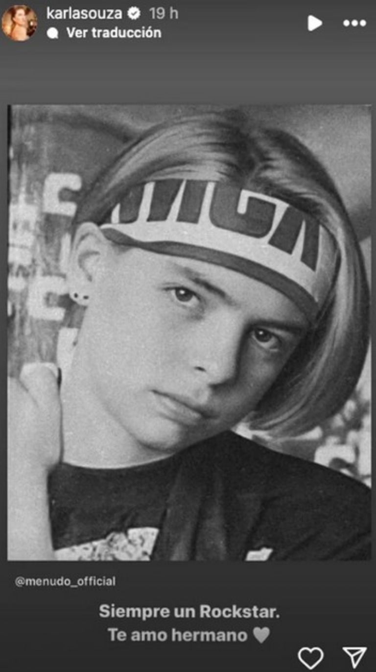 Nuevo post de Karla Souza para despedir a su hermano