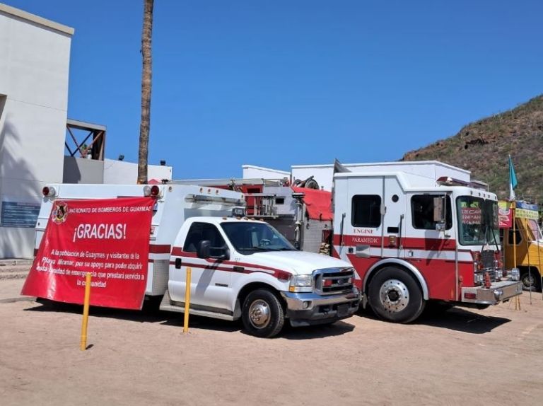 Los nuevos vehículos fueron exhibidos en Guaymas