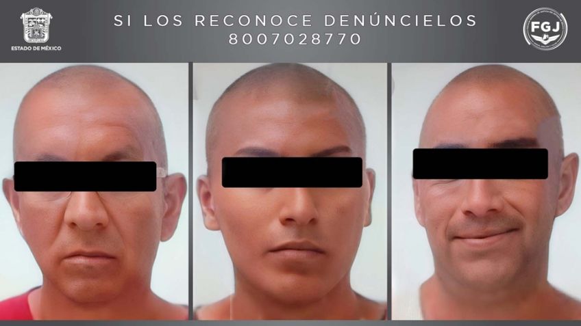 Rescatan a mujer y detienen a tres sujetos acusados de secuestro en carretera de Edomex