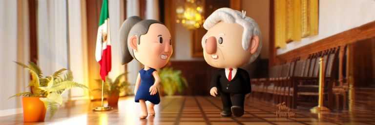 López Obrador recibió a Claudia Sheinbaum en Palacio Nacional el pasado 10 de junio