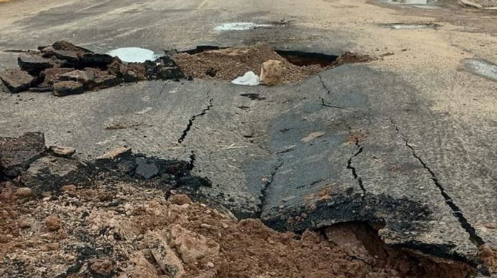 Lluvia pone en evidencia ‘obras patito’ de Elías Retes en Navojoa