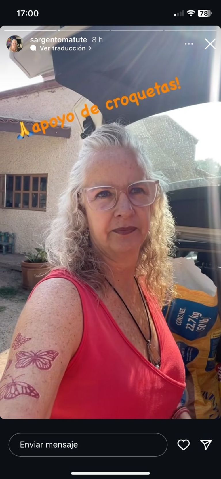 Crista Montes solicitó apoyo económico en redes sociales