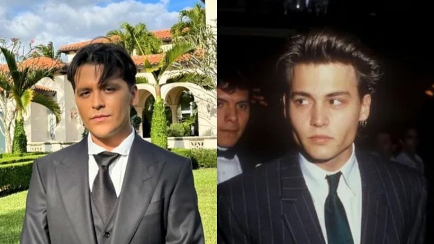 Christian Nodal sorprende a sus seguidores al posar con Johnny Depp
