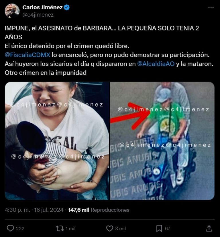 Liberan a Niño sicario en Álvaro Obregón
