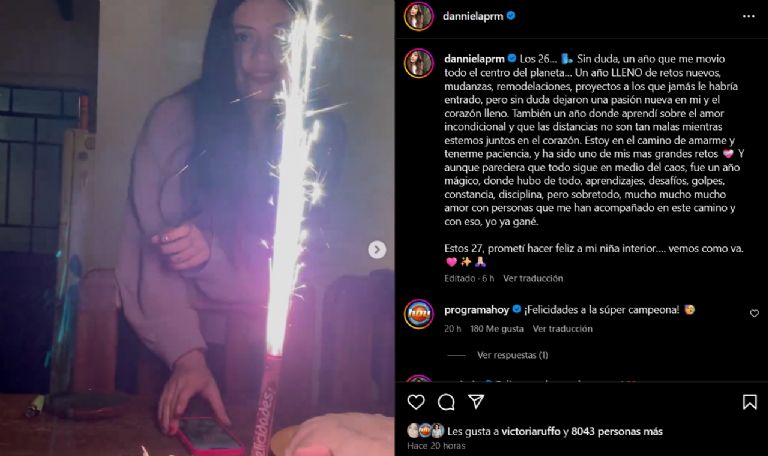 Daniela Parra se lanza en contra de una periodista