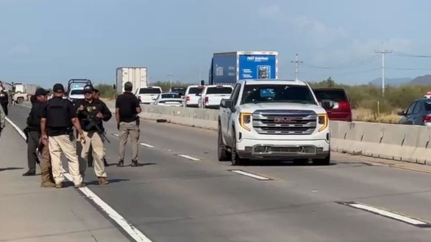 Código Rojo en Sonora: Fuego cruzado entre policías y presuntos sicarios causa tránsito