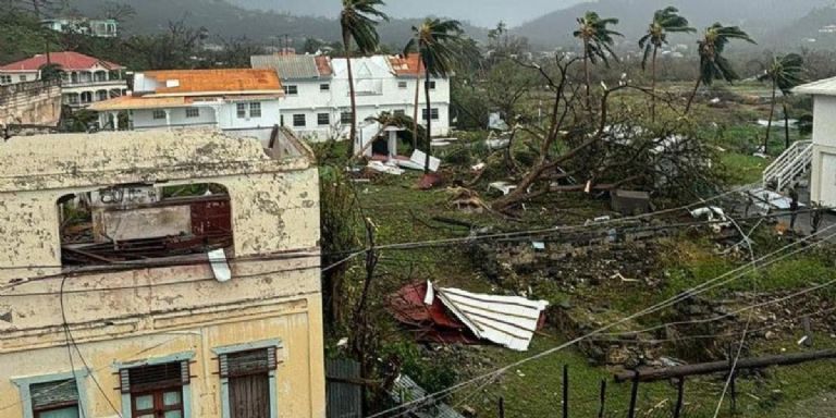 Huracán 'Beryl' en Granada deja tres muertos. Foto: Internet