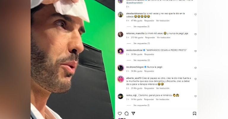 Destrampado le da tremendo golpe a Pedro Prieto