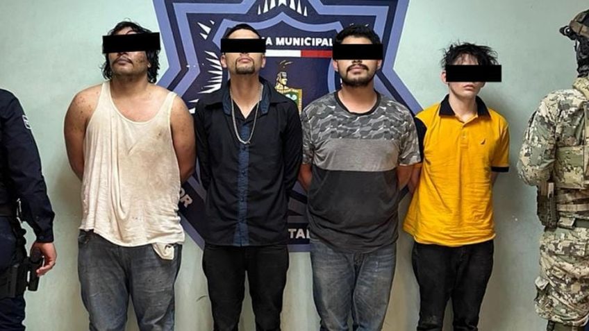 Capturan a cinco secuestradores armados y rescatan a dos víctimas en Ciudad Obregón