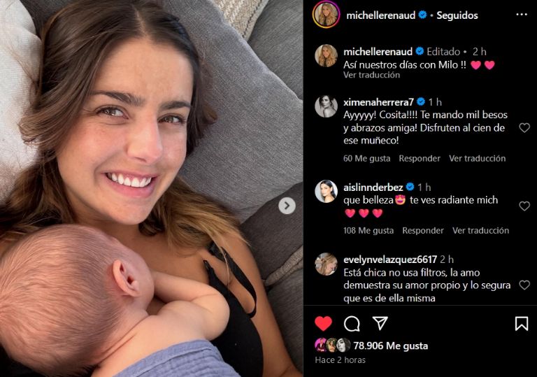 Michelle Renaud muestra nuevas fotografías de Milo