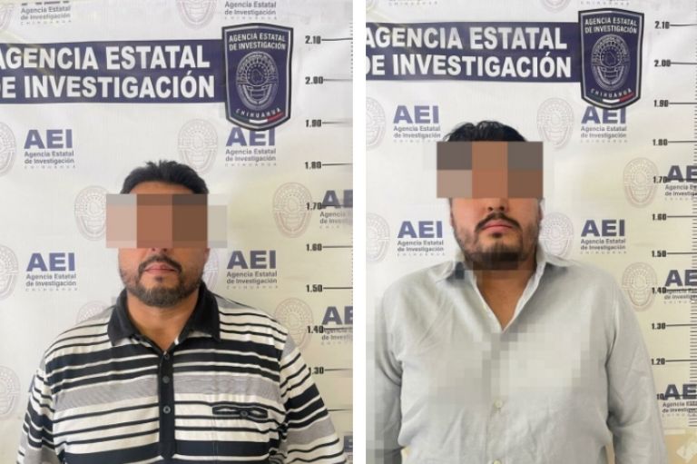 Padre e hijo fueron detenidos tras cometer el crimen