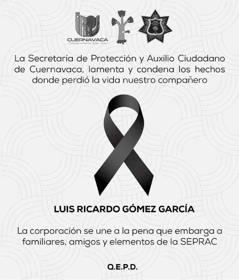 Policía asesinado en la México-Cuernavaca