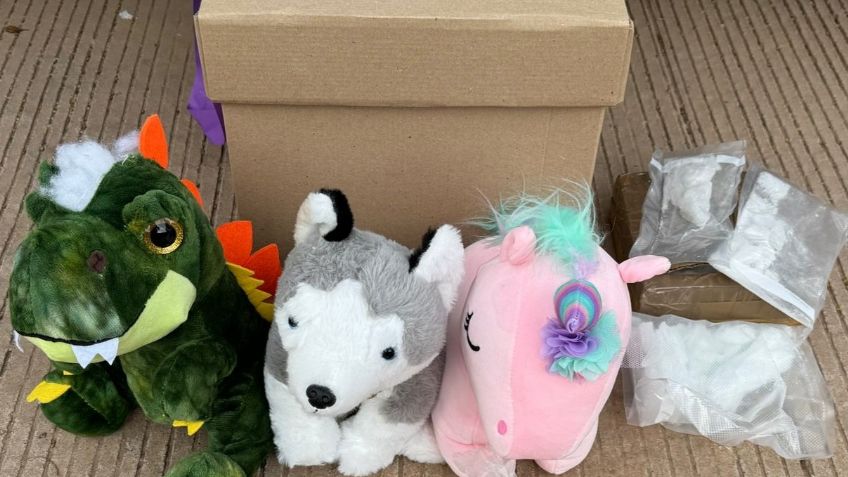 Guardia Nacional asegura drogas en envíos: Delincuentes usaron peluches para el traslado