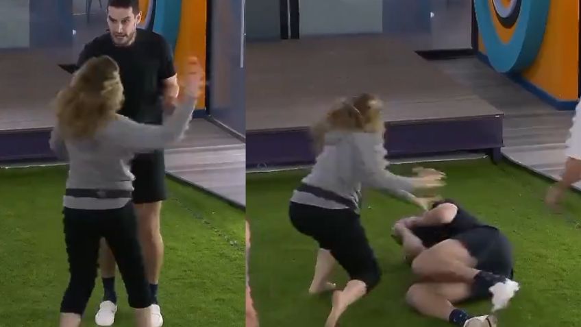 Shock en Televisa: Sabine Moussier cachetea a Adrián Marcelo en 'La Casa de los Famosos'