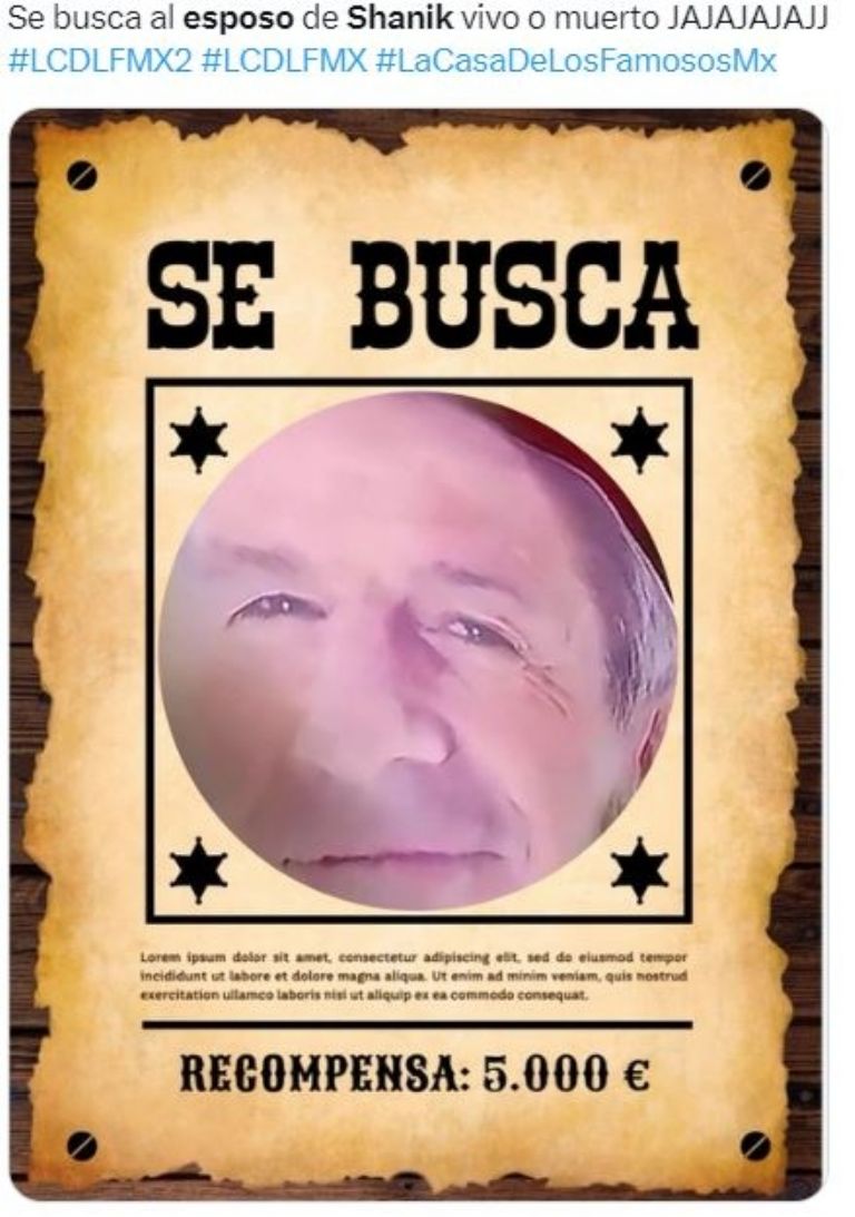 Memes por la desaparición del esposo de Shanik Berman