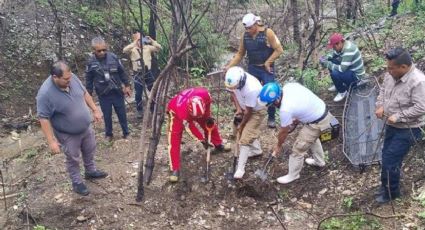 Macabro hallazgo: localizan cuerpo de mujer enterrado en Ixtapan de la Sal