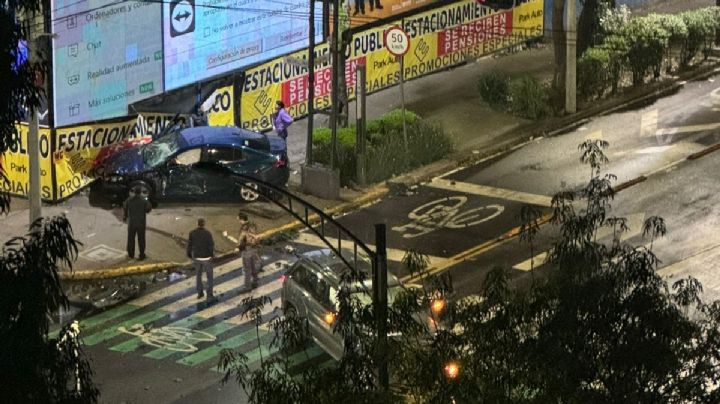 FOTOS: Fuerte choque entre patrulla y auto particular en la Roma deja una víctima