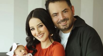 Primeras fotos de Tessa: José Eduardo Derbez y Paola Dalay presentan el rostro de su bebé