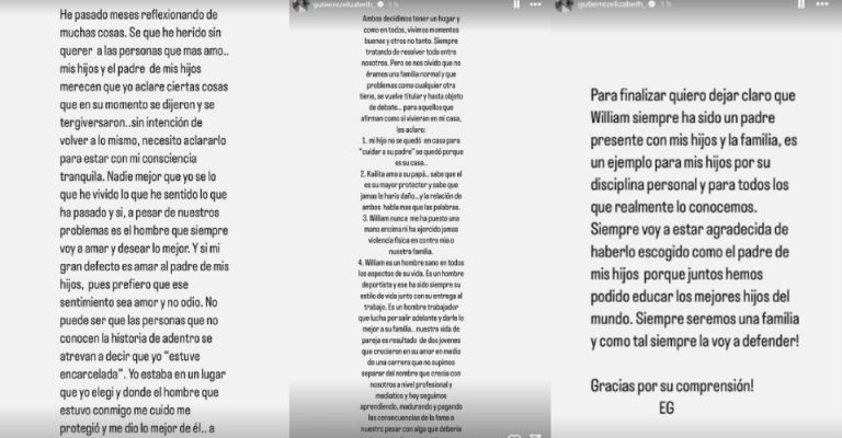 Elizabeth Gutiérrez desmiente haber arremetido contra William Levy