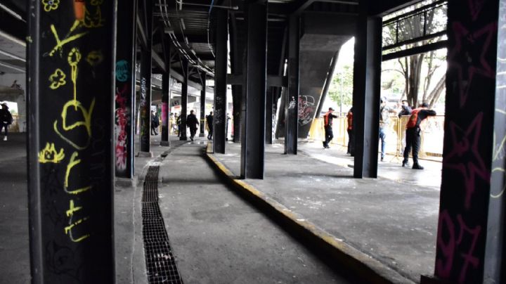 Así luce la Glorieta de los Insurgentes tras el retiro de activistas y gente sin hogar