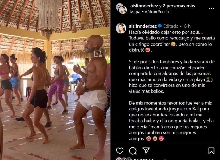 Aislinn Derbez se va de México con Kailani