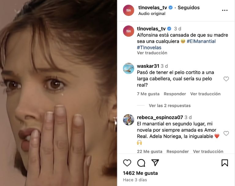 Instagram @tlnovelas_tv