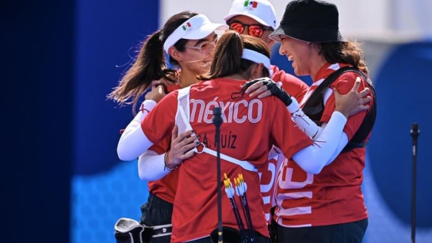 (FOTOS) París 2024: ¡Orgullo nacional! Mexicanas de Tiro Con Arco ganan medalla de Bronce