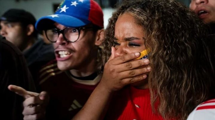 FOTOS: Venezolanos en México rompen en llanto tras triunfo de Nicolás Maduro en elecciones