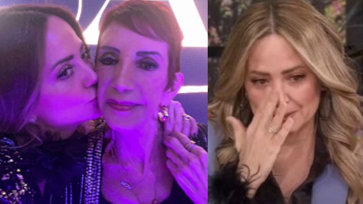 Andrea Legarreta, destrozada tras muerte de su madre; así fueron sus últimas palabras
