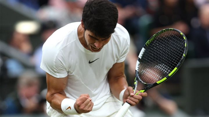 Alcaraz, con susto inicial, sigue adelante en la defensa del título en Wimbledon