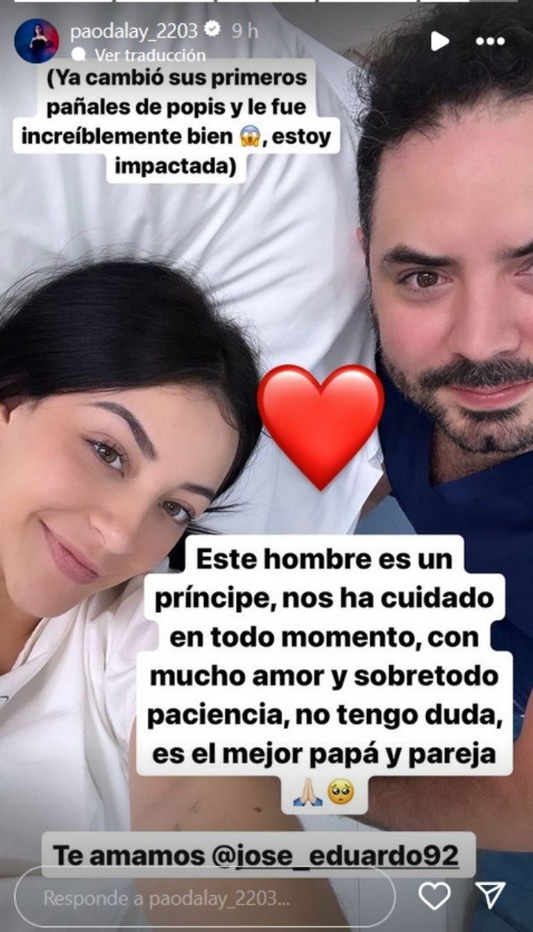 Paola Dalay dedica conmovedor mensaje a José Eduardo Derbez