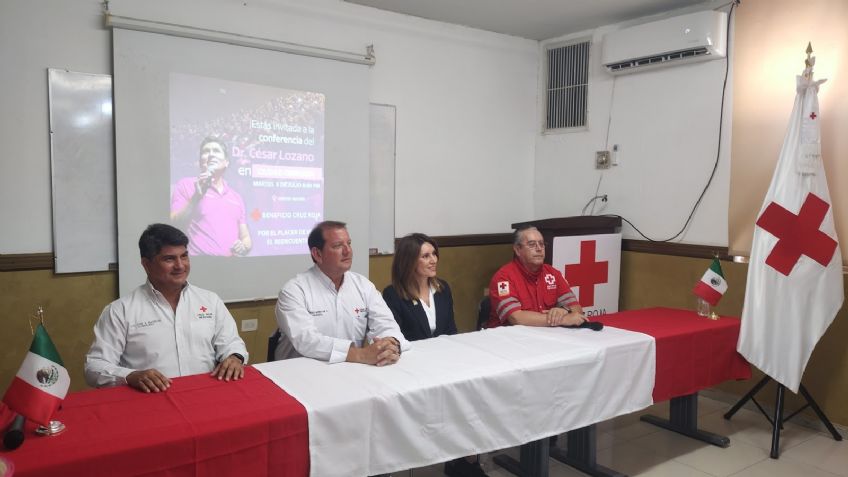 Cruz Roja Cajeme alista conferencia con el conferencista  César Lozano