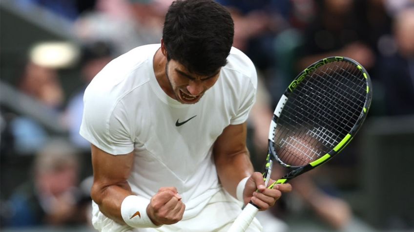 Alcaraz, con susto inicial, sigue adelante en la defensa del título en Wimbledon