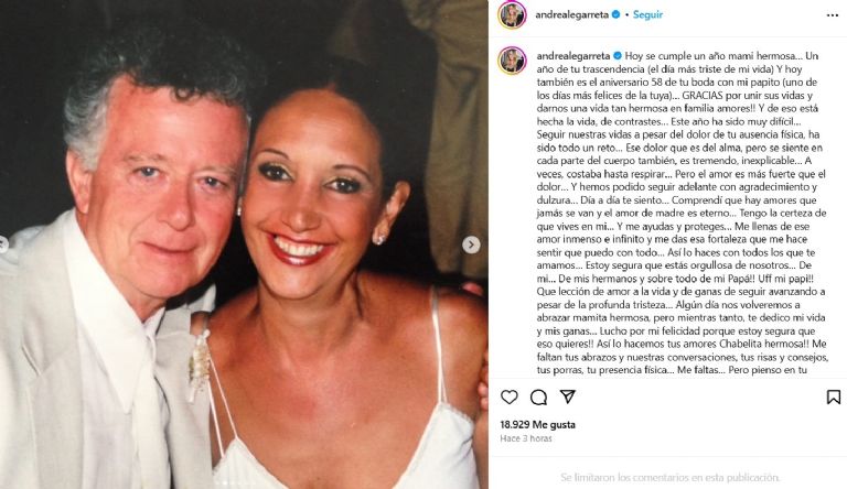 Falleció el mismo día de su aniversario de bodas