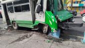 Foto ilustrativa de la nota titulada Microbús se impacta contra poste en la calzada Ermita Iztapalapa y deja nueve heridos