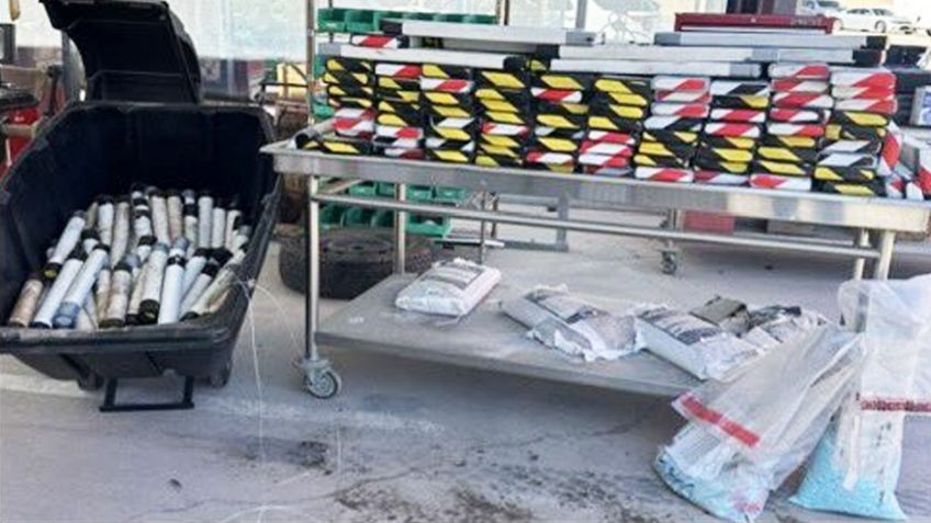Aseguramiento récord: Incautan 4 millones de pastillas de fentanilo en frontera de Sonora