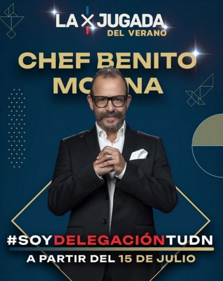 Chef Benito Molina se muda a Televisa 