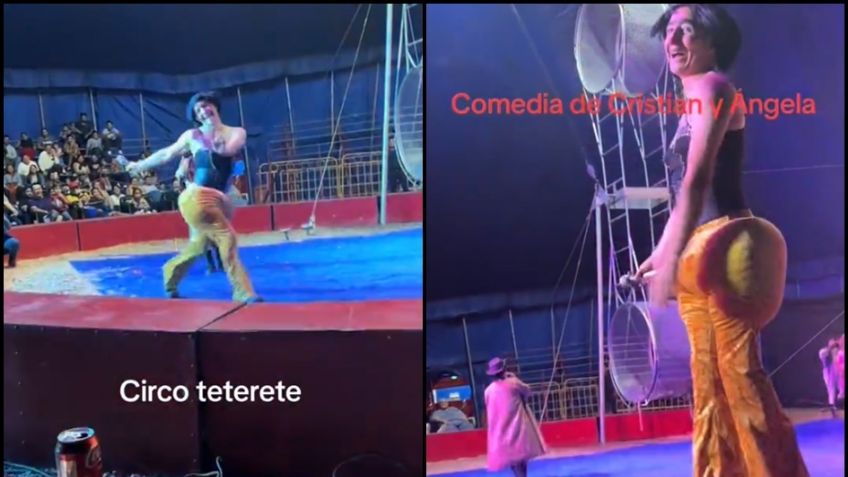 VIDEO: Payasos hacen parodia de Ángela Aguilar y Nodal; hasta usa relleno en los pantalones