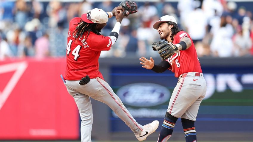 Cincinnati pinta completamente de rojo su serie ante los New York Yankees