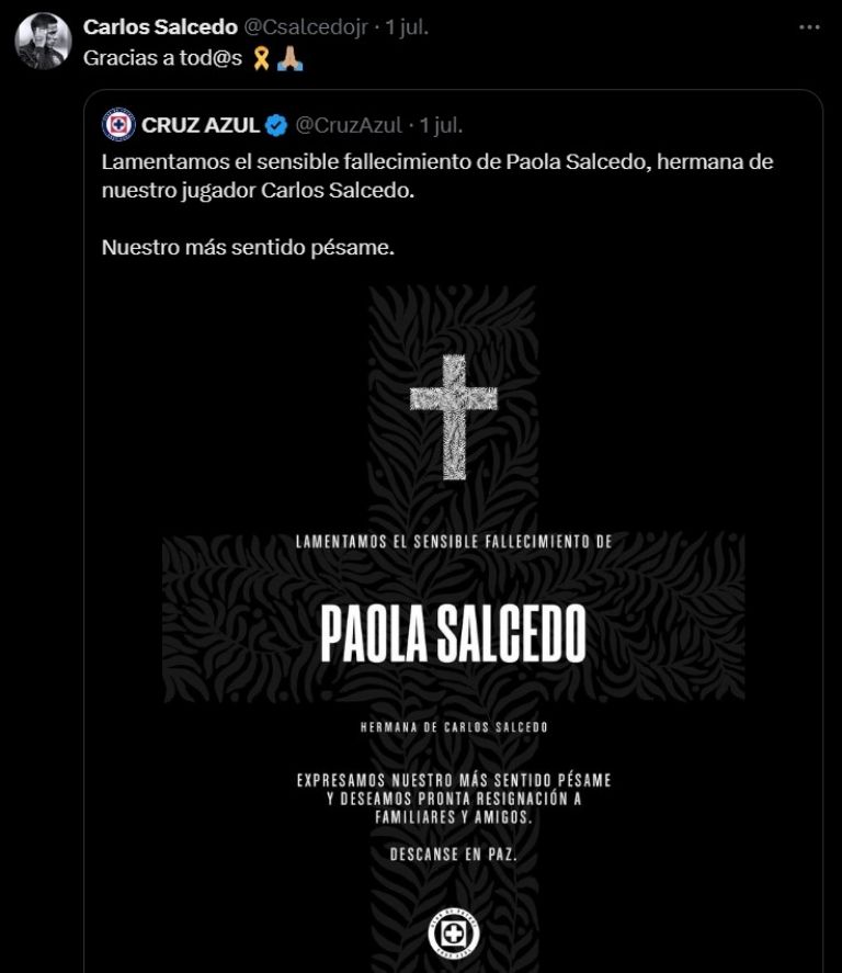 Carlos Salcedo no ha emitido declaraciones públicas