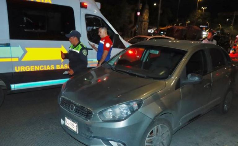 Patinador atropellado en Reforma